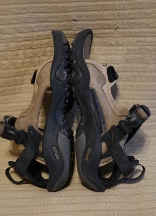 Отличные открытые кожаные сандалии teva terra luxe universal driftwood sport sandals 43 р.8 фото