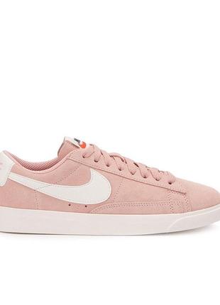 Стильные замшевые женские кроссовки nike blazer low, оригинал7 фото