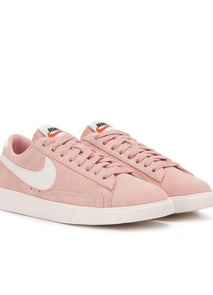 Стильные замшевые женские кроссовки nike blazer low, оригинал6 фото