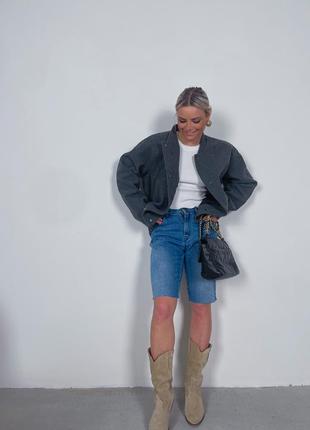 Шорты джинсовые велосипедки sale