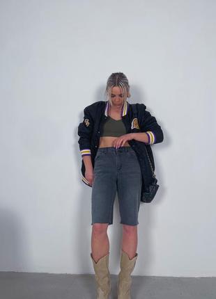 Шорты джинсовые велосипедки sale