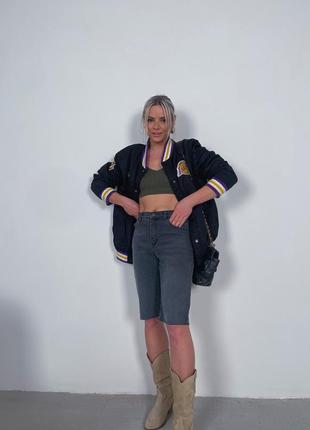 Шорты джинсовые велосипедки sale