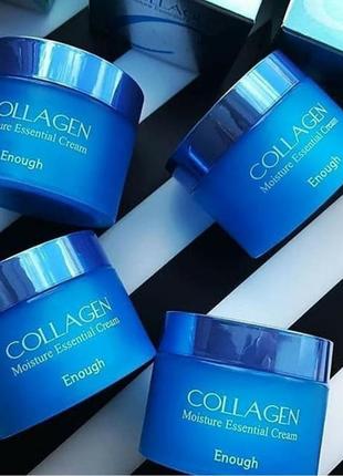 Увлажняющий крем для лица с коллагеном enough collagen moisture essential cream2 фото
