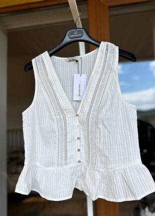 Топ літній топ сорочка блуза кофтинка кофта майка stradivarius s женская рубашка1 фото