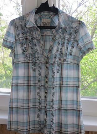 Рубашка esprit, шведка, блузка эсприт s