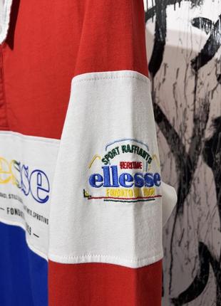 Лонгслив ellesse, оригинал, удобная, регбойка, крупный логотип, скейтерская6 фото