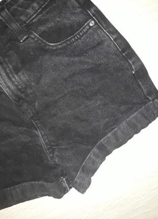 Джинсовые шорты мом denim co с высокой талией на 8-9 лет3 фото