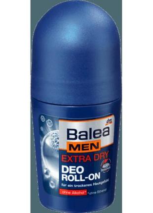 Balea men дезодорант-антиперспирант роликовый мужской extra dry 50 мл (германия)1 фото