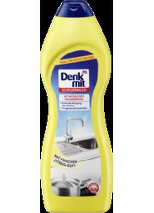 Очисне молочко для миття поверхонь на кухні та у ванній denkmit scheuermilch 750 мл.1 фото