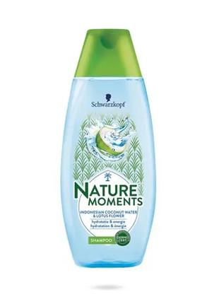 Шампунь для волосся schwarzkopf nature moments відновлення та догляд з екстрактом кокосу 250 мл