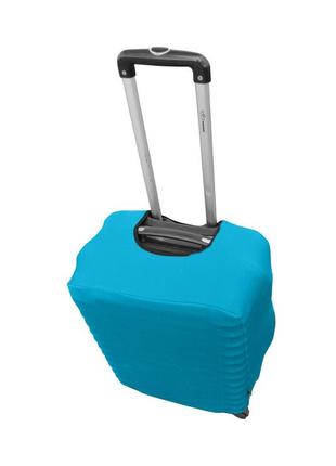 Чехол для чемодана coverbag из дайвинга l (бирюза)3 фото