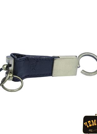 Брелок кожаный italico 2542 nero черный tony perotti