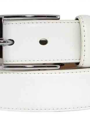 Ремень брючный кожаный с классической пряжкой 110-130 см 3512