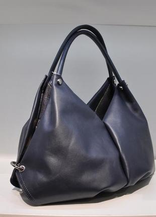 Модная кожаная женская сумка 0099-0756
