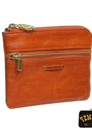 Портмоне шкіряне topkapi 3461 mandarino мандариновий tony perotti