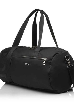 Сумка дорожная тканевая epol-bags 6016-06 черная