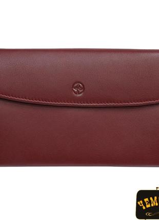 Портмоне кожаное cortina 5073 rosso красный tony perotti
