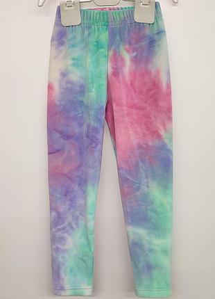 Дитячі / підліткові велюрові лосіни для дівчаток 4