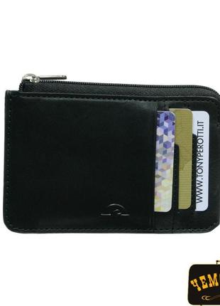 Портмоне шкіряне nevada 3825+rfid nero чорний tony perotti