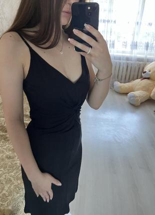 Черное платье h&amp;m4 фото