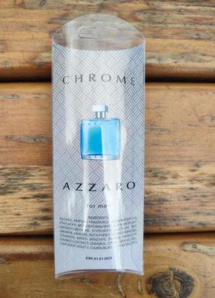 Чоловічі мініпарфуми azzaro chrome, 20 мл2 фото