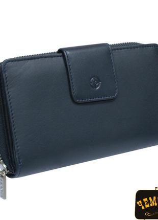 Портмоне шкіряне cortina 5084 navy синій tony perotti