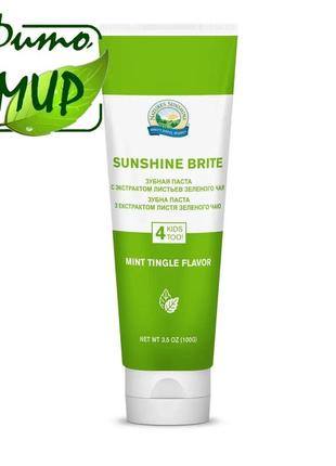 Зубна паста саншайн брайт (sunshine brite toothpaste) , економна, ранозаживляющая, покращується стан ясен1 фото