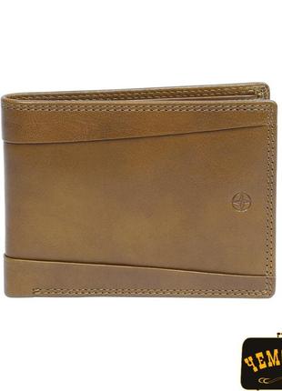 Портмоне шкіряне cortina 5014 tan вохра tony perotti