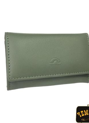 Ключница кожаная   new rainbow 1117 salvia салатовый tony perotti