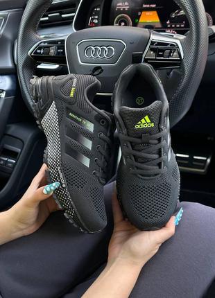 Женские кроссовки adidas marathon tr 26 адидас черные спортивные с резиновым протектором