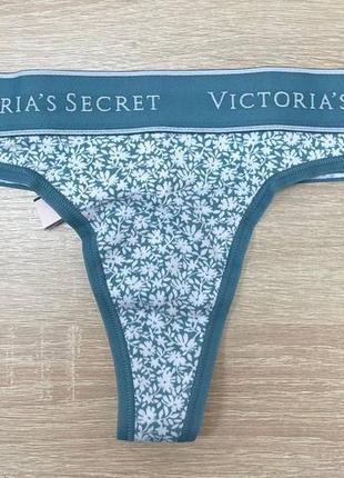 Хлопковые трусики тонг victoria's secret4 фото