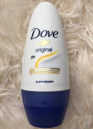 Dove original оригинал оригинальный увлажняющий с увлажняющим кремом шариковый роликовый антиперспирант дезодорант1 фото