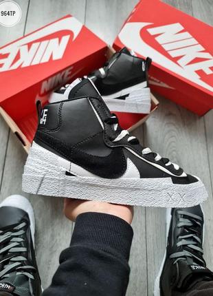 👟 кеди nike blazer mid  sacai / наложка bs👟