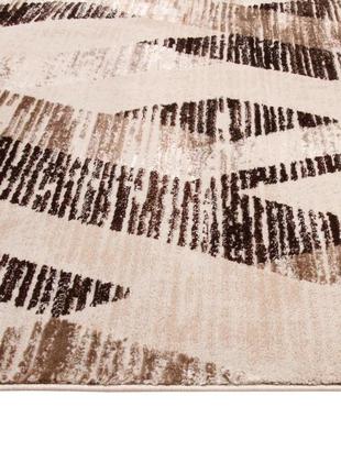 Ковер рельефный dakaria rubin gamma run 02563h 1.50x2.10 м коричневый бежевый9 фото