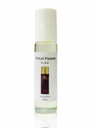 Pour femme elixir (лакоста пур фем эликсир) 10 мл – женские духи (масляные духи)2 фото