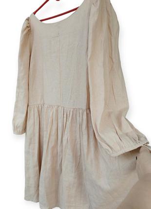 Платье asos design лен 8