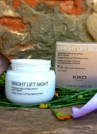 Ночной лифтинг крем kiko bright lift night2 фото