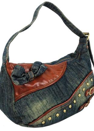 Женская джинсовая сумочка fashion jeans bag лучшая цена