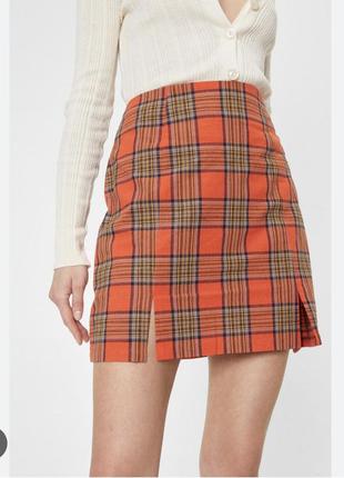 Міні спідниця юбка платя шотландка у клітинку мініюбка легка