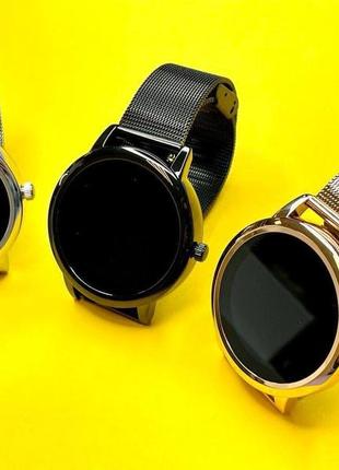 Наручные унисекс смарт часы smart watch mk20 metal1 фото