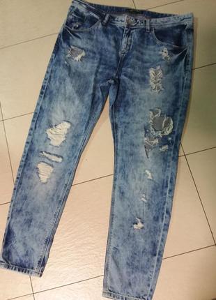 Стильные джинсы boyfriend  16 размера3 фото
