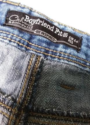 Стильные джинсы boyfriend  16 размера6 фото