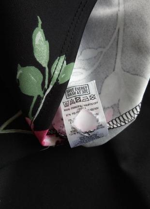 Красивая трикотажная юбка миди по фигуре в цветочный принт8 фото