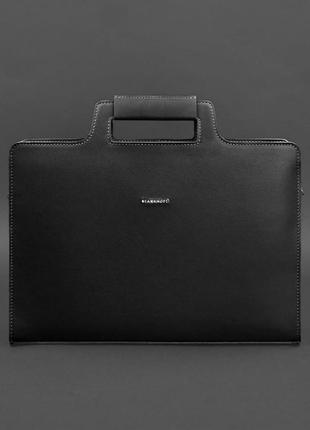 Жіноча сумка для ноутбука і документів графіт - чорна blanknote арт. bn-bag-36-g
