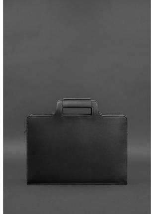 Женская сумка для ноутбука и документов графит - черная blanknote арт. bn-bag-36-g2 фото