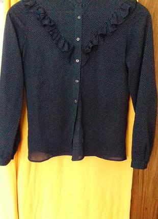 Блуза в горошок