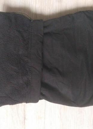 Черные котоновые брюки на флисе для мальчика 116-146. венгрия3 фото