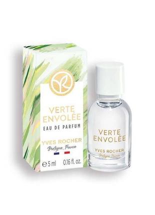 Парфюмерная вода взлет свежести verte envolee yves rocher  ив роше 5 мл2 фото