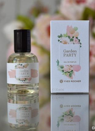 Парфюмерная вода garden party 30 ml. yves rocher ив роше