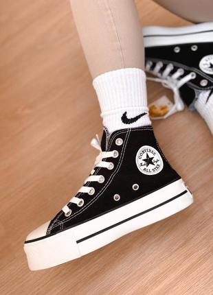 Високі кеди converse на платформі 36, 37, 38, 39, 404 фото